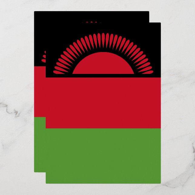 Malawi flag (Front/Back)