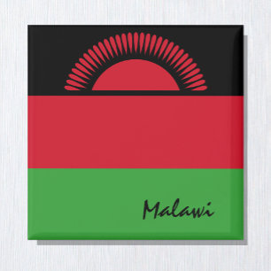 Malawi flag & Africa holiday/sports fans Magnet