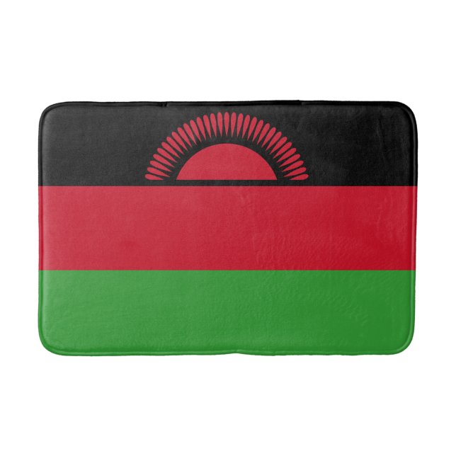 Malawi Flag Bath Mat (Front)