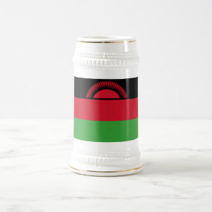 Malawi Flag Beer Stein