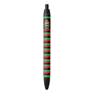Malawi Flag Cute Patriotic Black Ink Pen