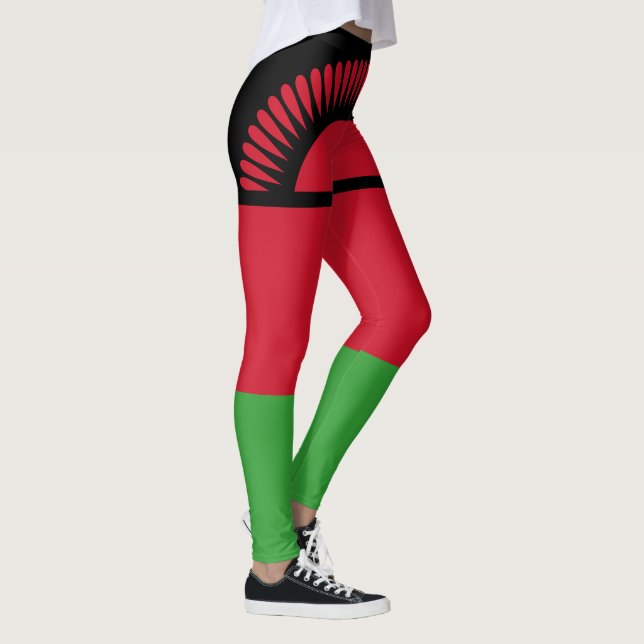 Malawi Flag Leggings (Right)