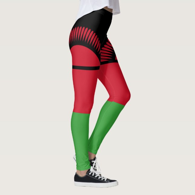 Malawi Flag Leggings (Right)