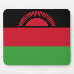 Malawi Flag Mouse Pad