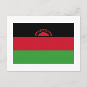 Malawi Flag Postcard