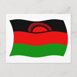 Malawi Flag Postcard