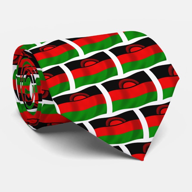 Malawi Flag Tie (Rolled)