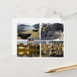 Malawi - Lake Malawi - Crafts mark - Mosaic - Postcard