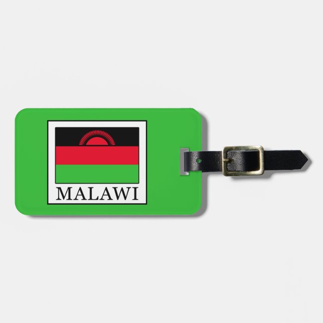Malawi Luggage Tag (Front Horizontal)