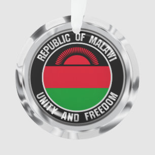 Malawi  Round Emblem Ornament