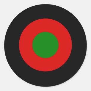Malawi roundel country flag symbol army military classic round sticker
