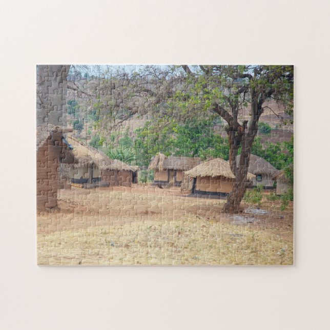 Malawi Village Huts. Jigsaw Puzzle (Horizontal)