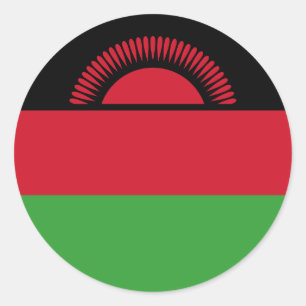 Malawian Flag, Flag of Malawi Classic Round Sticker
