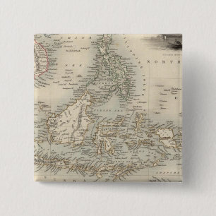Malay Archipelago, or East India Islands 15 Cm Square Badge