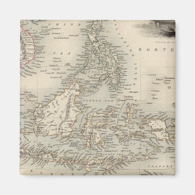 Malay Archipelago, or East India Islands Magnet (Front)