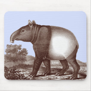 Malay Tapir in a Landscape background customisable Mouse Pad