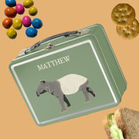 Malayan Tapir Animal Illustration Personalised
