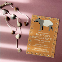 Malayan Tapir Custom Birthday Party