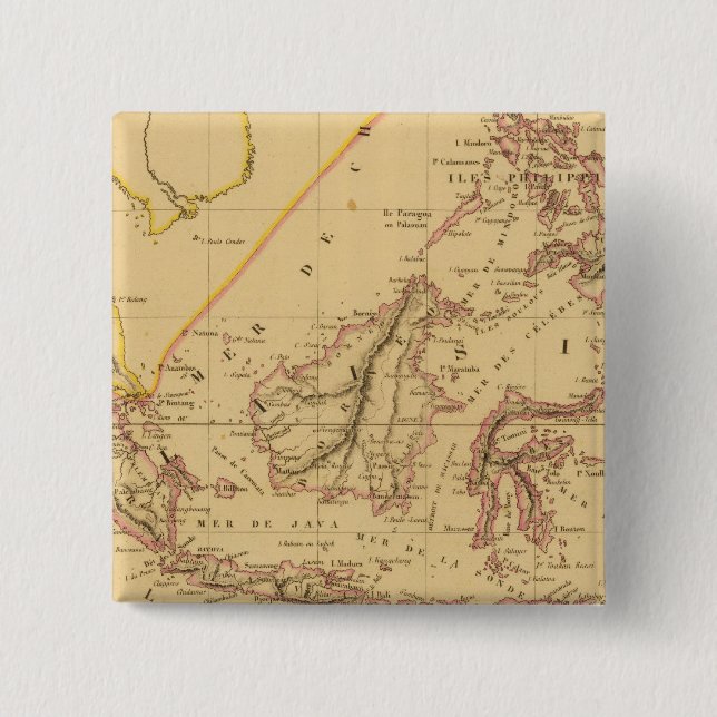 Malaysia 15 Cm Square Badge (Front)