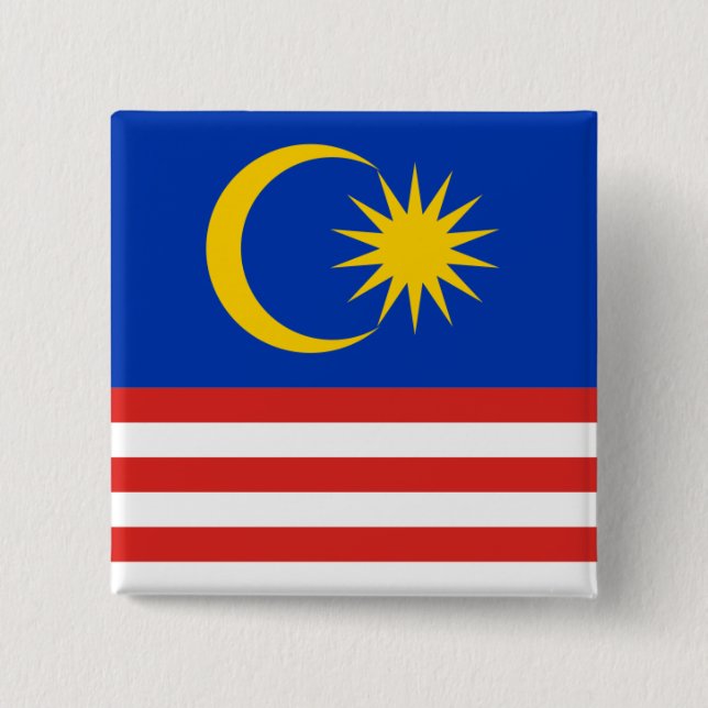 malaysia 15 cm square badge (Front)