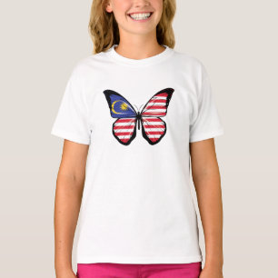 Malaysia Butterfly Flag T-Shirt