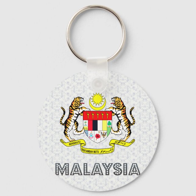 Malaysia Coat of Arms Key Ring (Front)