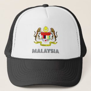 Malaysia Coat of Arms Trucker Hat