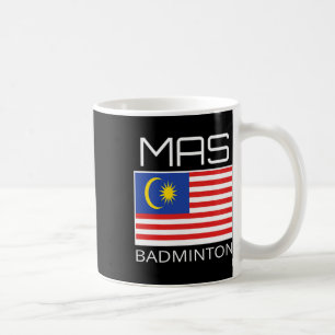 Malaysia Dminton Team Malaysian Athlete Mas Flag  Coffee Mug