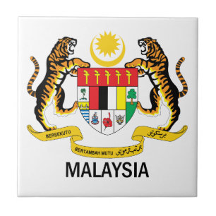 MALAYSIA - emblem/flag/symbol/coat of arms Tile