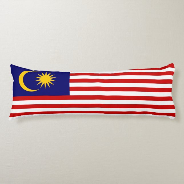 Malaysia Flag Body Cushion (Front)