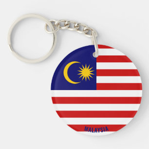 Malaysia Flag Charming Patriotic Key Ring