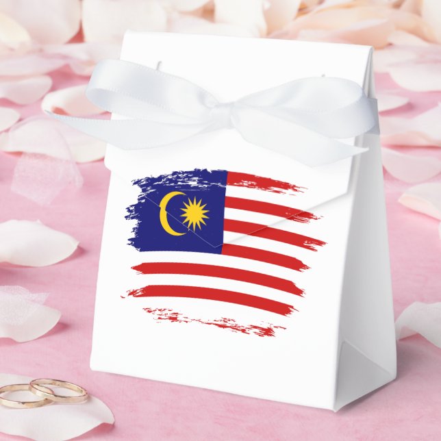 Malaysia flag favour box (Wedding)