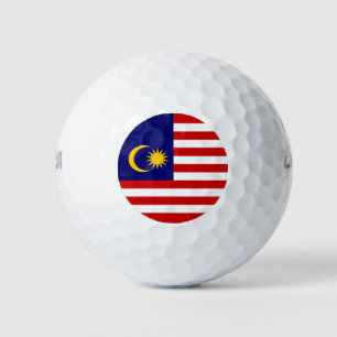 Malaysia flag golf balls