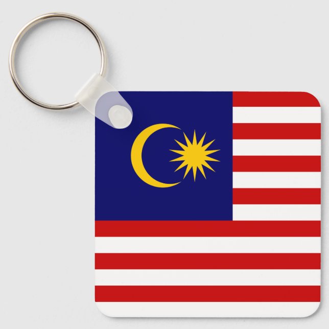 Malaysia Flag Key Ring (Front)
