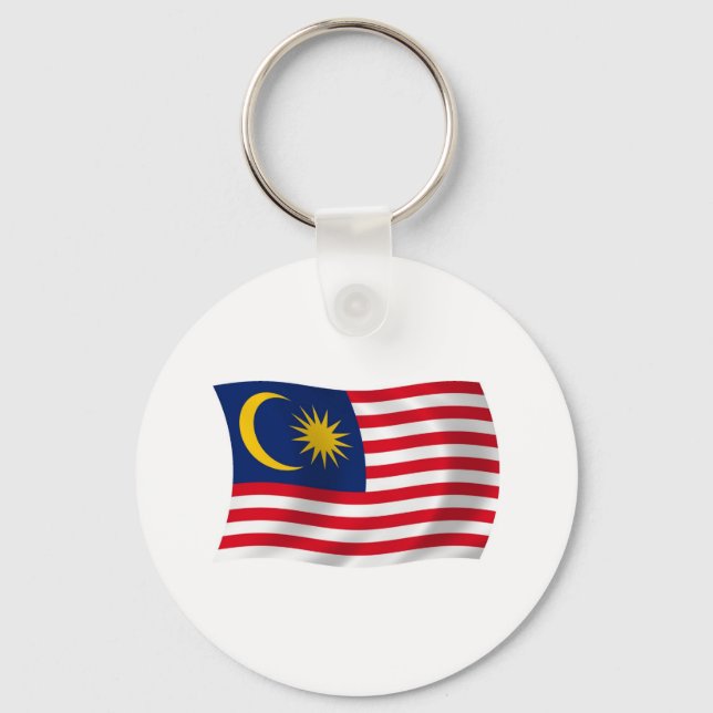 Malaysia Flag Keychain (Front)