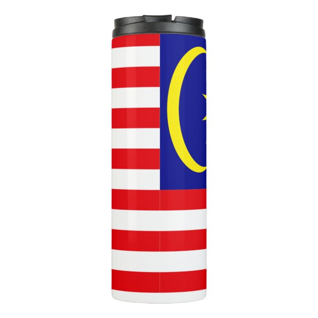 Malaysia flag thermal tumbler (Back)