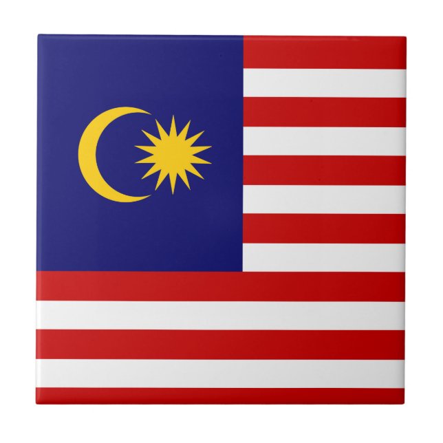 Malaysia flag tile (Front)