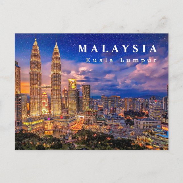Malaysia KLCC Postcard (Front)