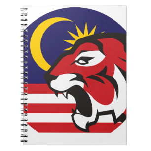 Malaysia Malayan Tiger Malaysian National Animal Notebook