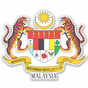 Malaysia National Coat Of Arms Patriotic