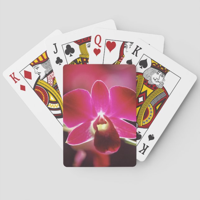Malaysia, Orchid Playing Cards (Back)