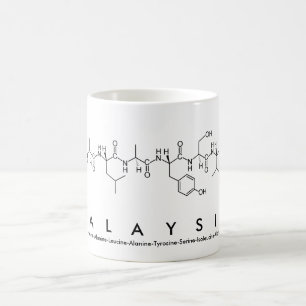 Malaysia peptide name mug