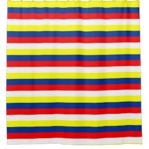 Malaysia Philippines Venezuela flag stripes countr Shower Curtain
