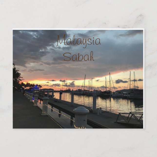 Malaysia - Sabah -  Kota Kinabalu Postcard (Front)