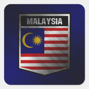 Malaysia Square Sticker