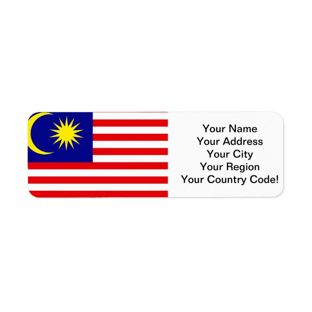 Malaysian Flag (Front)