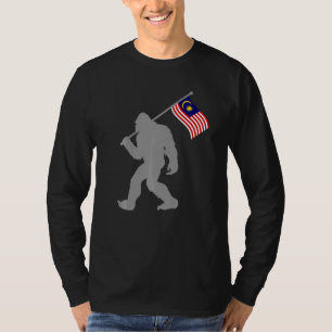 Malaysian Flag On Malaysia Flag T-Shirt