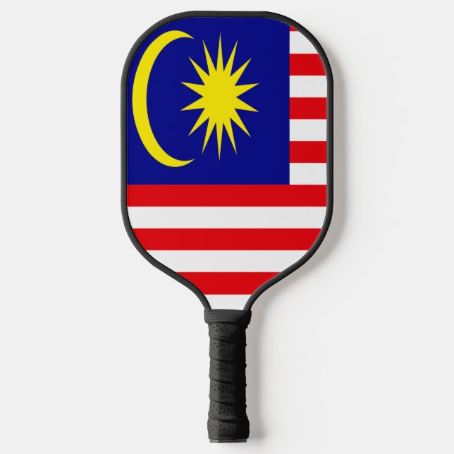 Malaysian flag pickleball paddle (Front)