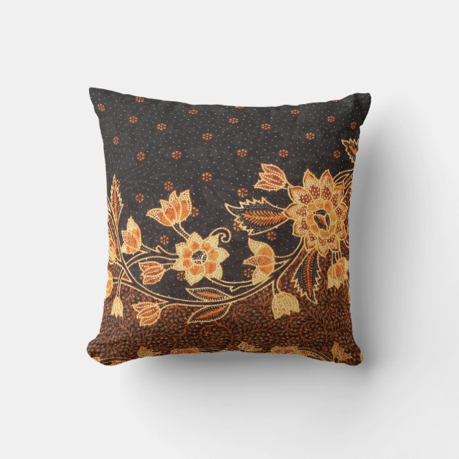 Malaysian Indonesian Batik Art Beauty Cushion (Front)