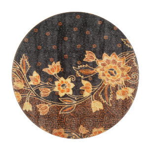 Malaysian Indonesian Batik Art Beauty Cutting Board